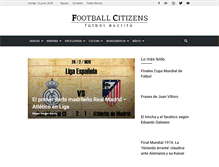 Tablet Screenshot of footballcitizens.com